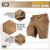 Шорти M-TAC AGGR Short  Coyote Brown 20018017  - Зображення №2