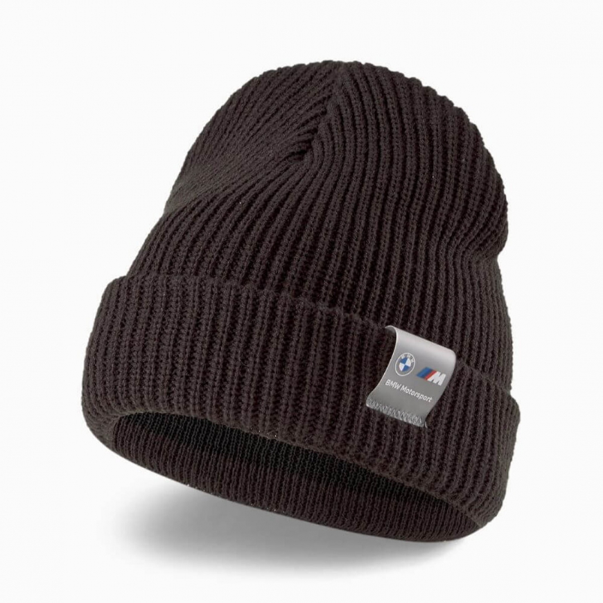 Шапка PUMA BMW MMS Classic Cuff Beanie 02348901 - Зображення