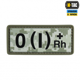 Нашивка M-TAC 51363030 група крові O(I) RH(+)