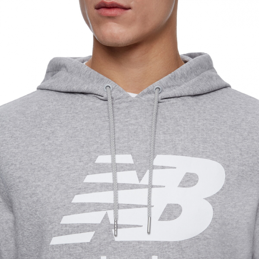 Худі чоловіче New Balance  Essentials Stacked Logo MT03558AG - Зображення №5