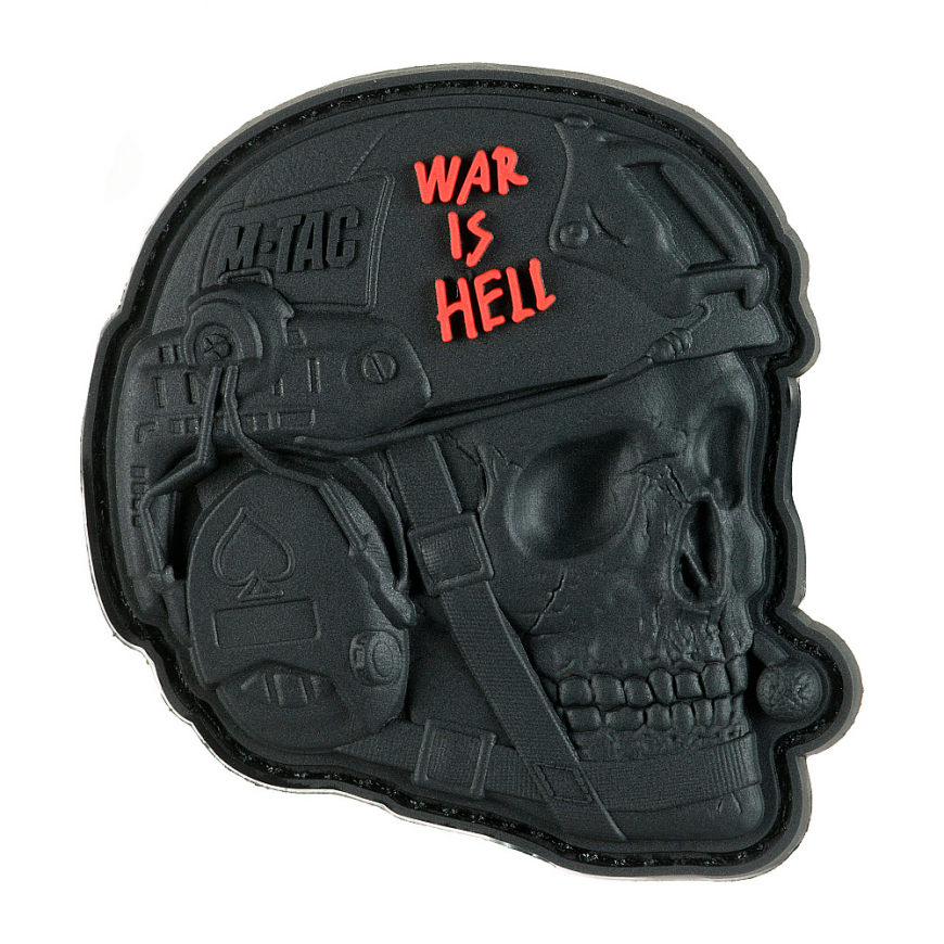 Нашивка M-TAC 51328002 War is Hell 3D - Зображення