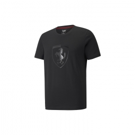 Футболка чоловіча Puma Ferrari Race Tonal Big Shield Tee Erkek Siyah T-Shirt 53169201