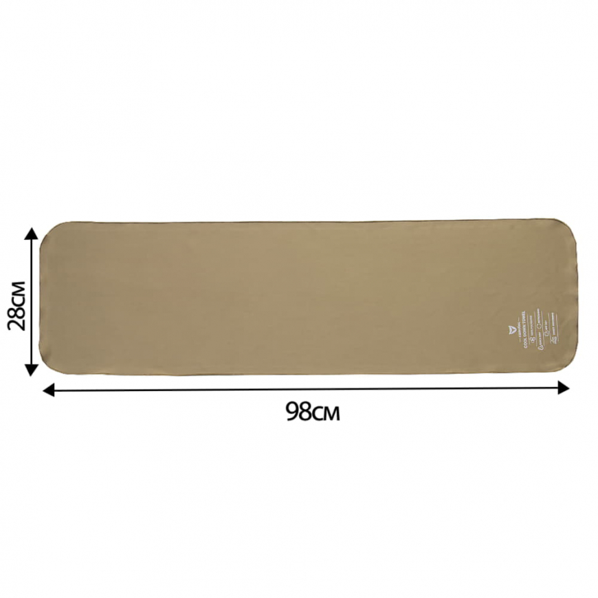 Охолоджуючий рушник Camotec Ice Towel Tan 8986  - Зображення №4
