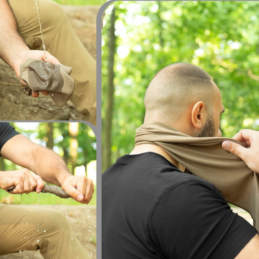 Охолоджуючий рушник Camotec Ice Towel Tan 8986  - Зображення №3
