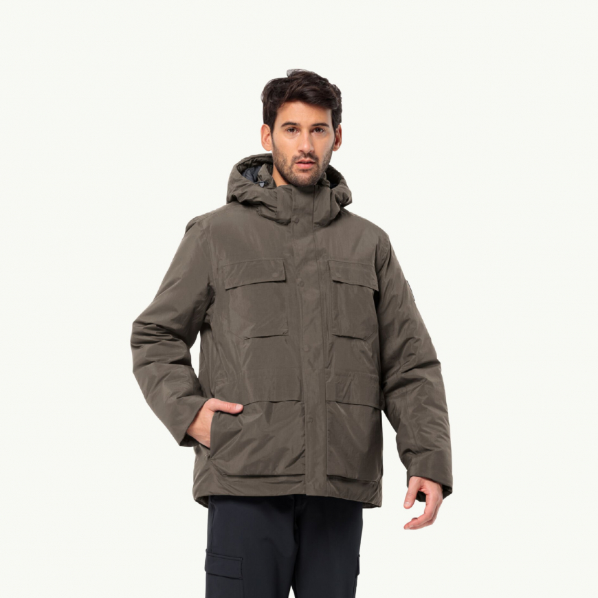 Куртка зимова коротка чоловіча Jack Wolfskin Textor Utility Jkt 1116101 - Зображення