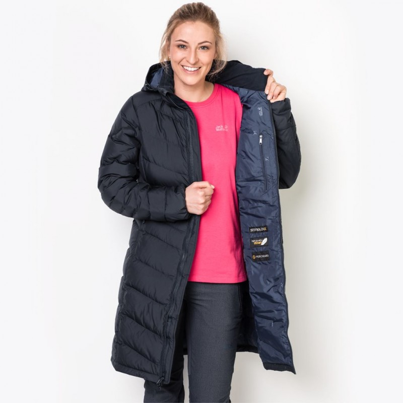 Напівпальто жіноче пух  Jack Wolfskin SELENIUM COAT 1202081 - Зображення №2