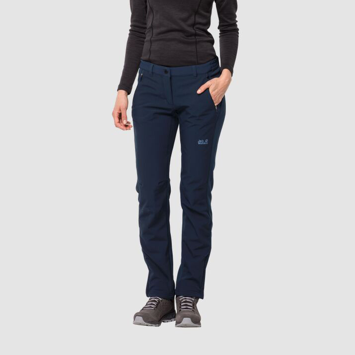 Штани жіночі  Jack Wolfskin ZENON SOFTSHELL PANTS WOMEN 1505111 - Зображення