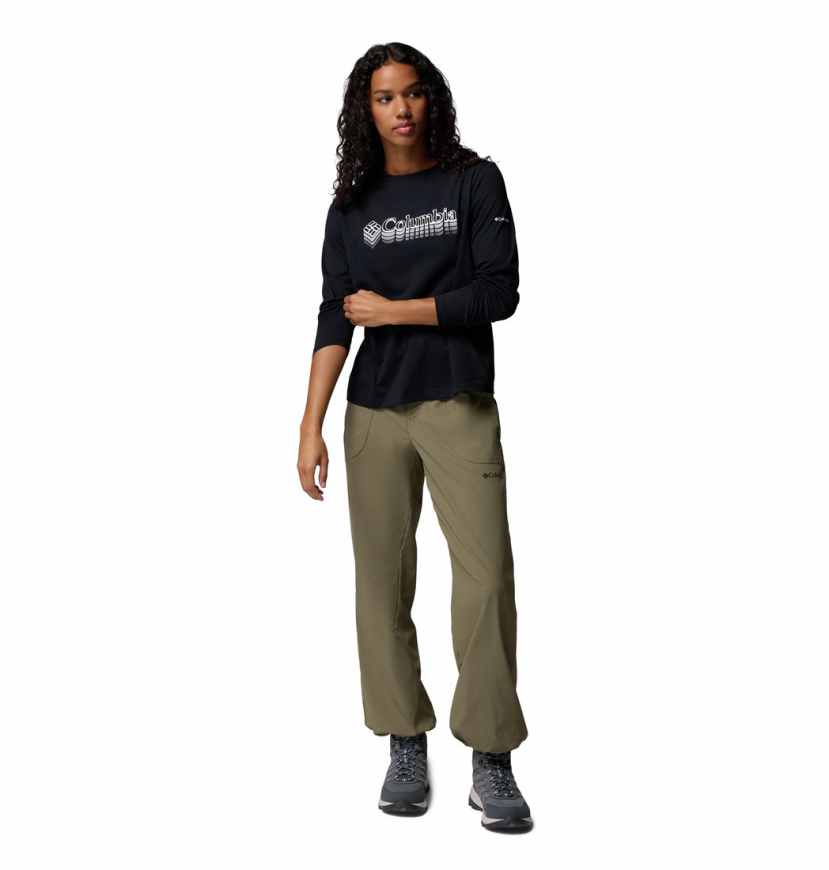 Жіночий лонгслів Columbia Rolling Bend Graphic LS Crew 2135231 Жіночий лонгслів Columbia Rolling Bend Graphic LS Crew 2135231 - Зображення №5