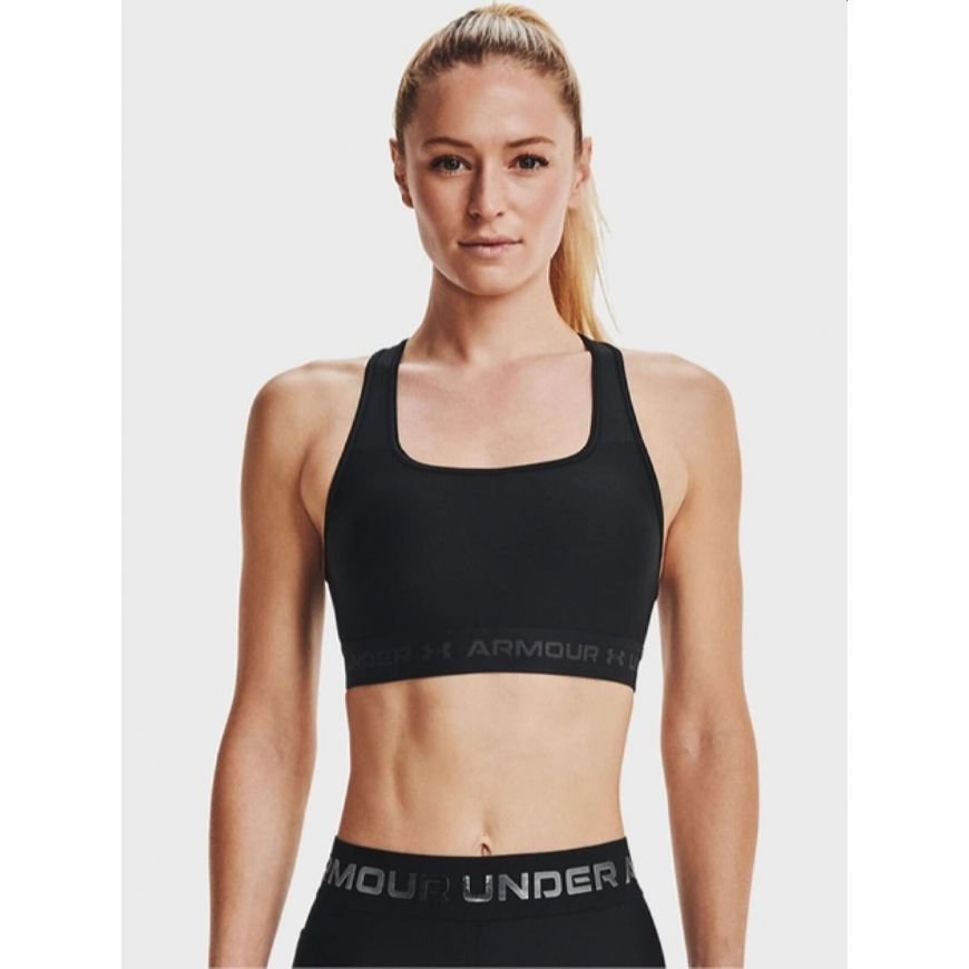 Топ Under Armour Crossback Mid Bra-Blk 1361034-001 - Зображення