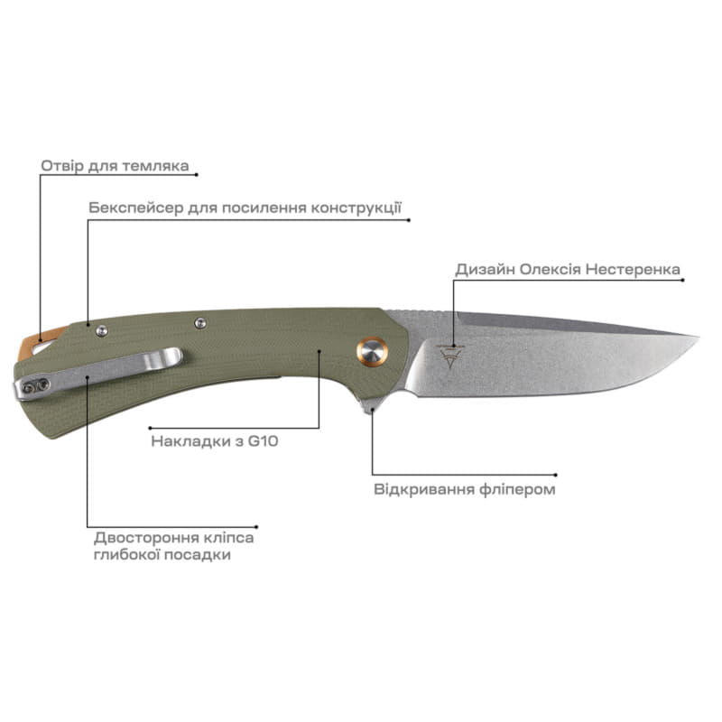 Ніж Skif WOL Frontier  DL-001S  - Зображення №4