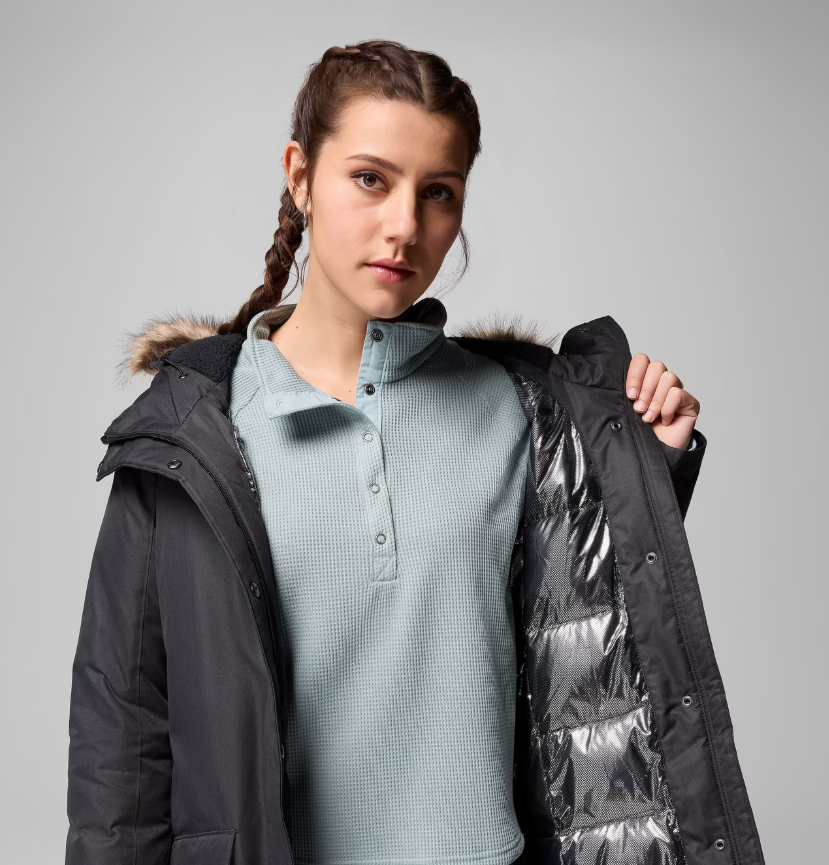 Куртка жіноча Columbia Suttle Mountain Long Insulated Jacket 1799751 - Зображення №10