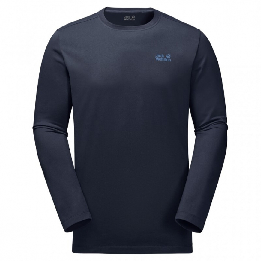 Лонгслів чоловічий Jack Wolfskin ESSENTIAL LONGSLEEVE MEN 1806041 - Зображення