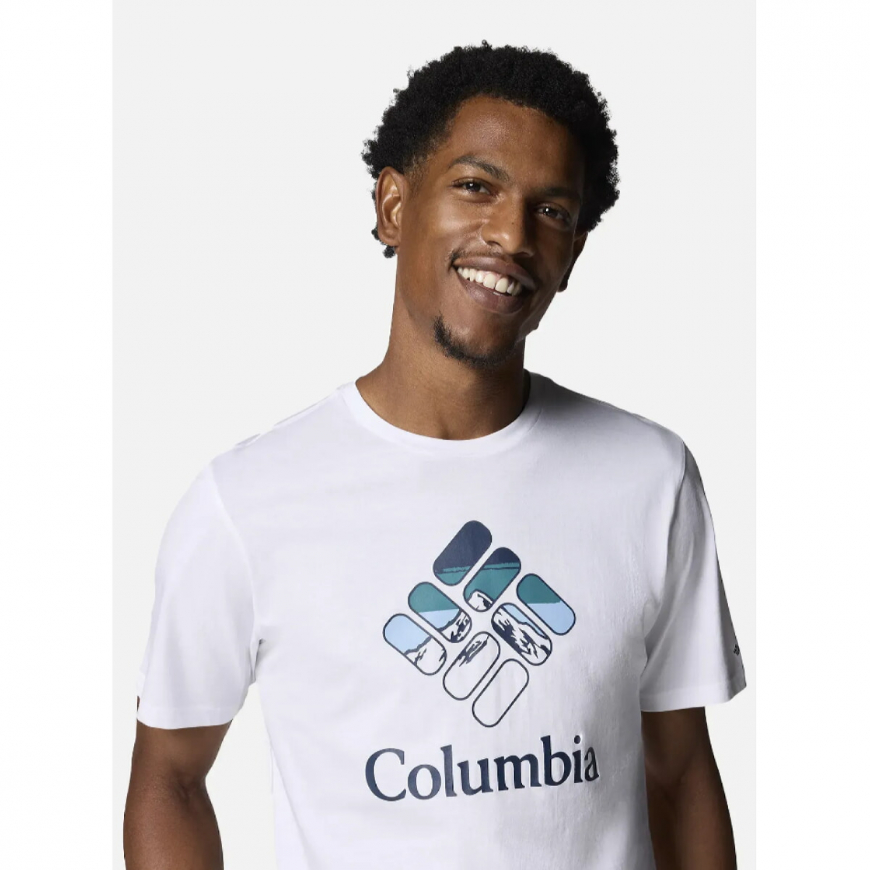 Футболка чоловіча CLB Columbia Rapid Ridge™ Graphic Tee 1888811 - Зображення №2