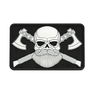 Нашивка 51113236 Bearded Skull 3D M-TAC