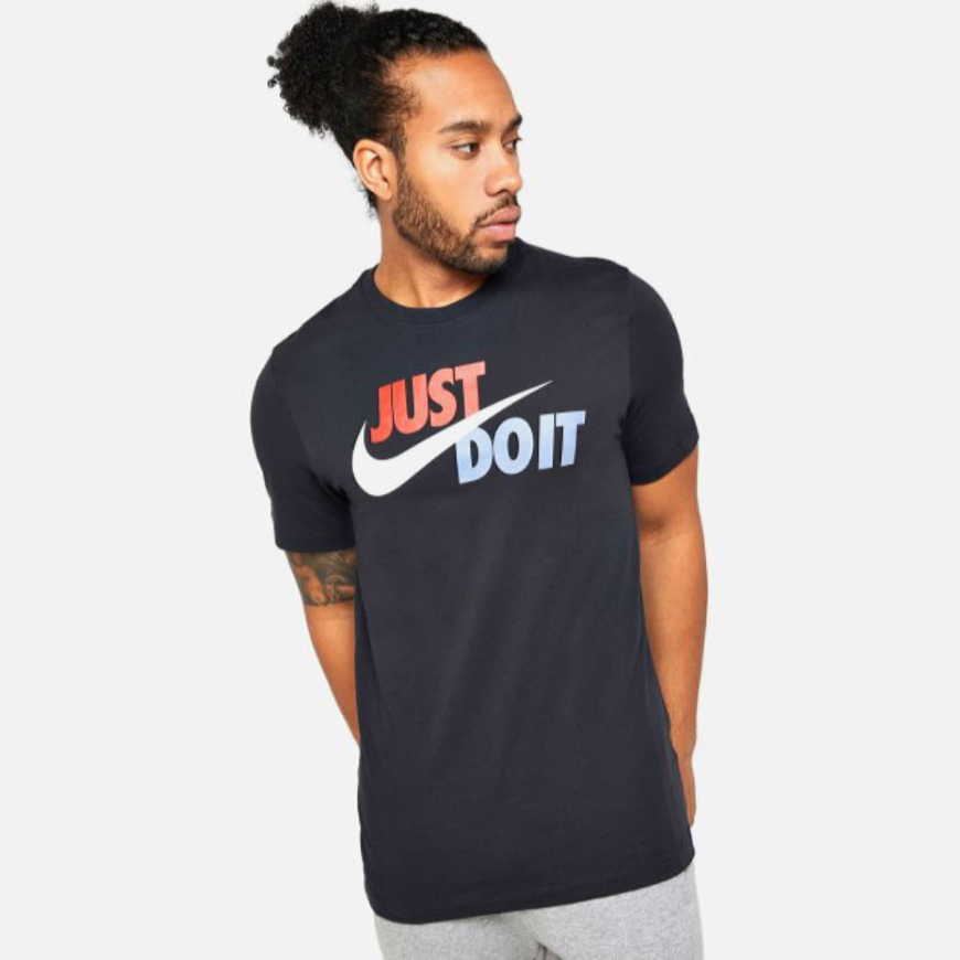 Футболка чоловіча Nike M Nsw Tee Just Do It Swoosh AR5006-010 - Зображення