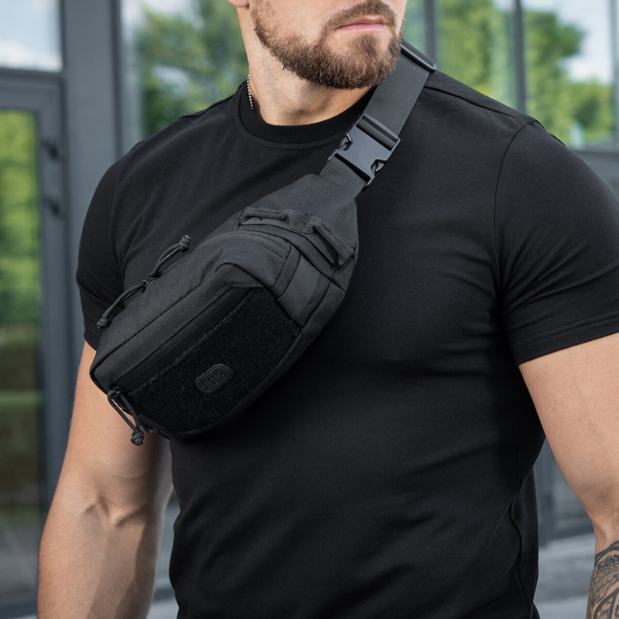 Сумка на пояс M-TAC WAIST BAG GEN.II BLACK LT-2259 - Зображення №5