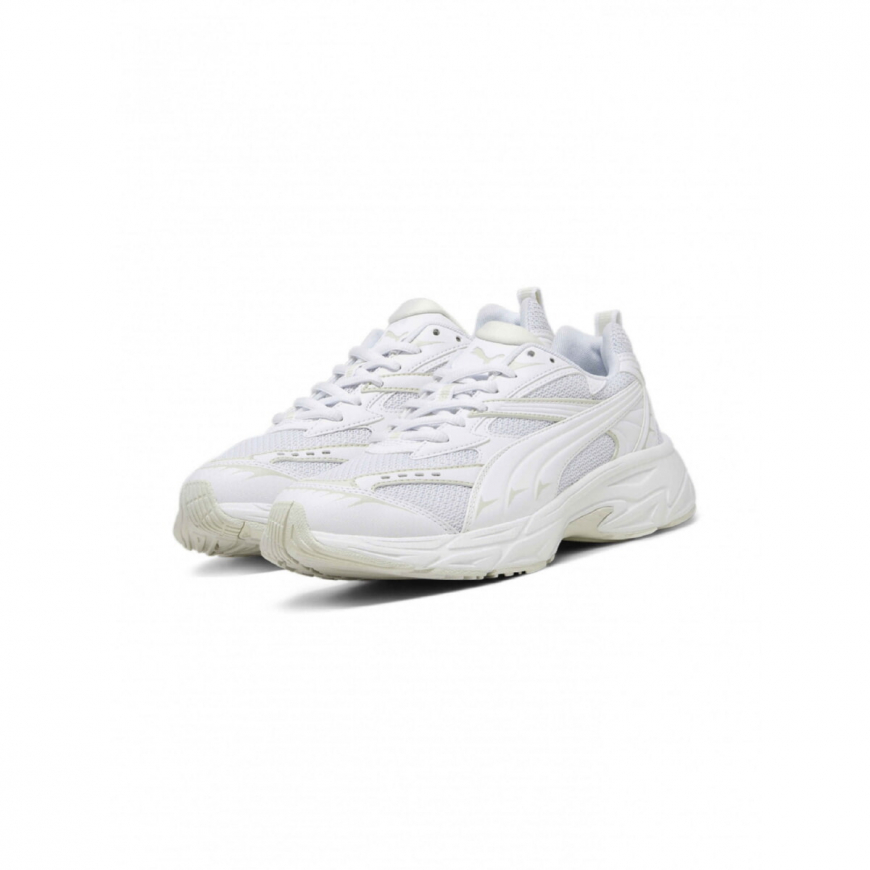 Кросівки чоловічі PUMA Morphic Base White-Sedate Gray 39298201 - Зображення №2