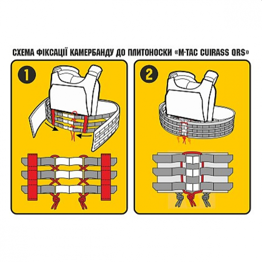Камербанд з балістичними пакетами 2кл для Cuirass QRS ММ14 10269030 M-TAC - Зображення №4