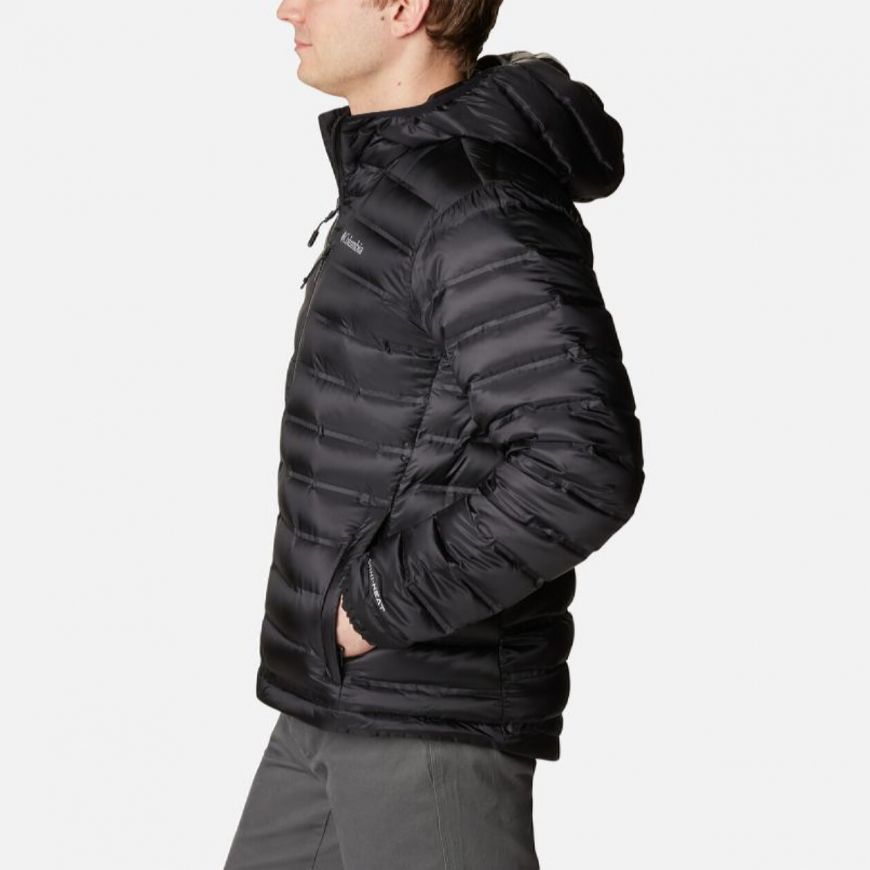 Куртка чоловіча Columbia Men's Pebble Peak™ Down Hooded Puffer Jacket 2008315 - Зображення №2