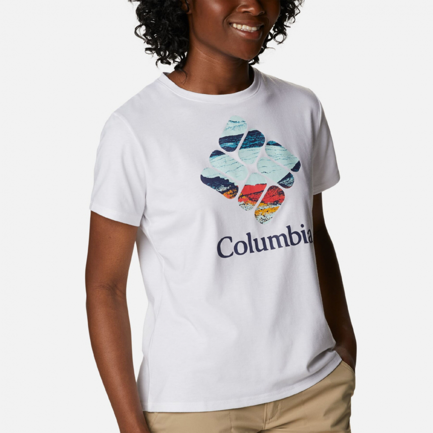 Футболка жіноча Columbia Sun Trek SS Graphic Tee 1931751-109 - Зображення №2