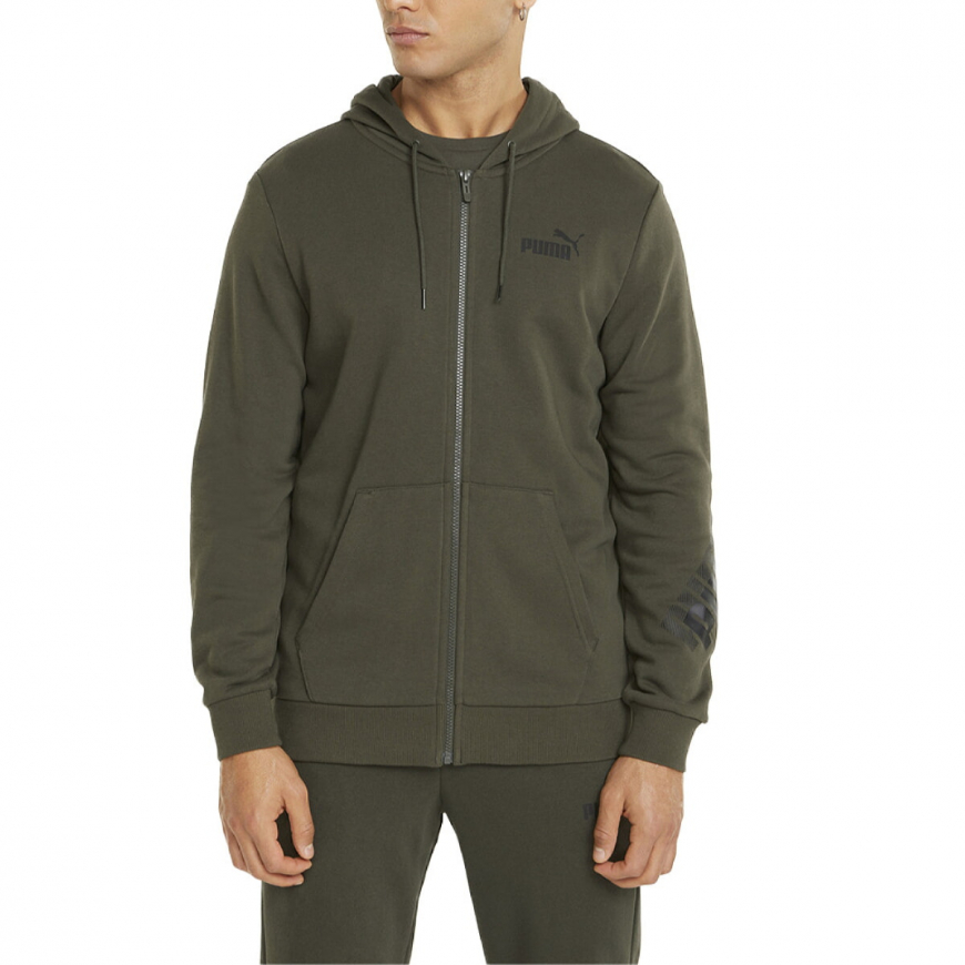 Джемпер чоловічий  Puma Power Full-Zip Hoodie 84737970 - Зображення