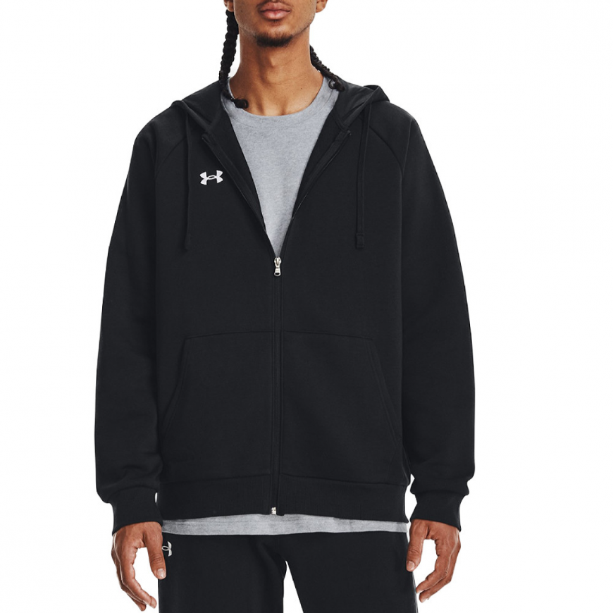 Худі чоловіче Under Armour UA Rival Fleece FZ Hoodie 1379760-001 - Зображення