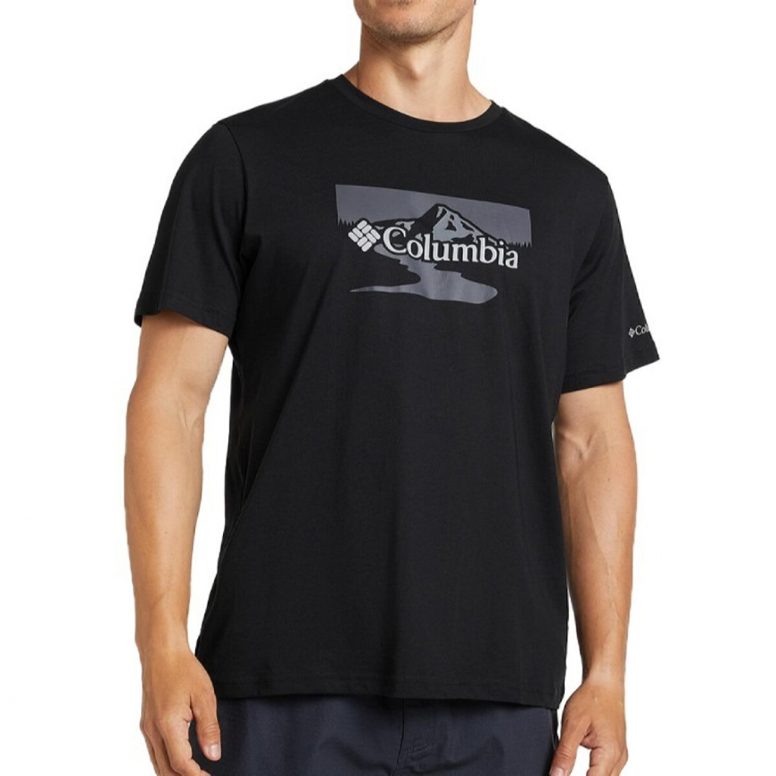 Футболка чоловіча Columbia PATH LAKE™ GRAPHIC TEE II 1934811-015 - Зображення