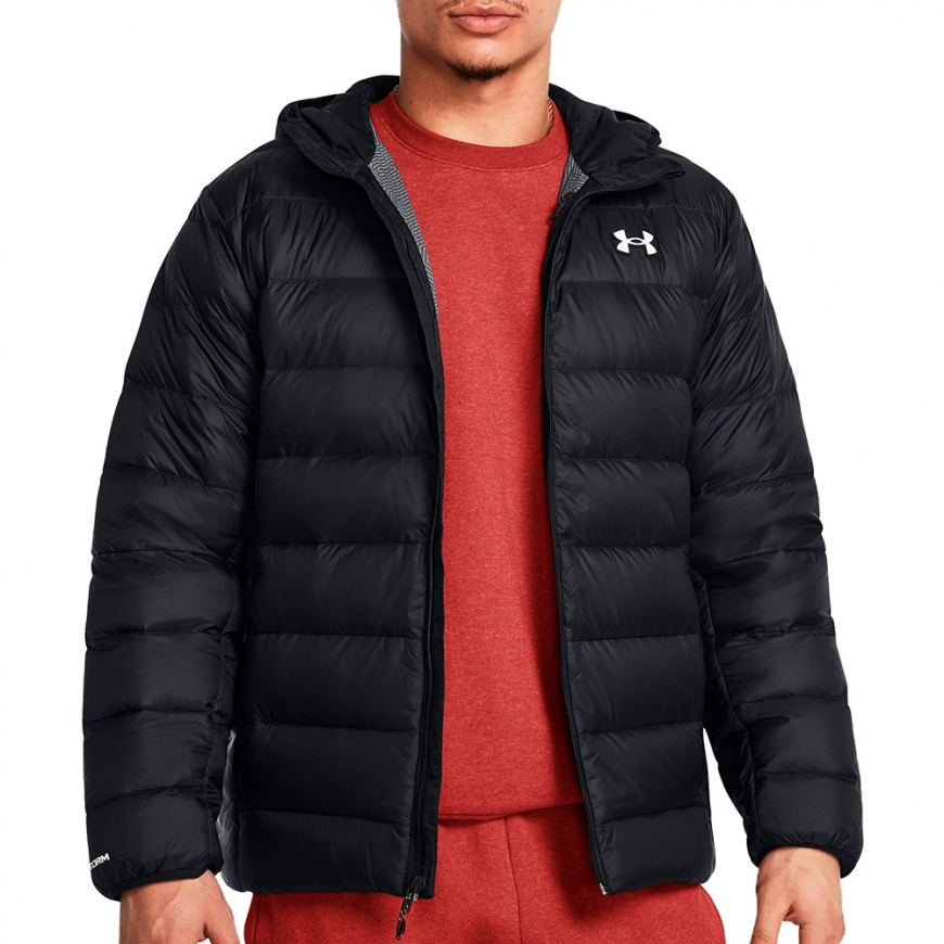 Куртка чоловіча Under Armour LEGEND DOWN HOODED JACKET 1385837-001*AW25  - Зображення