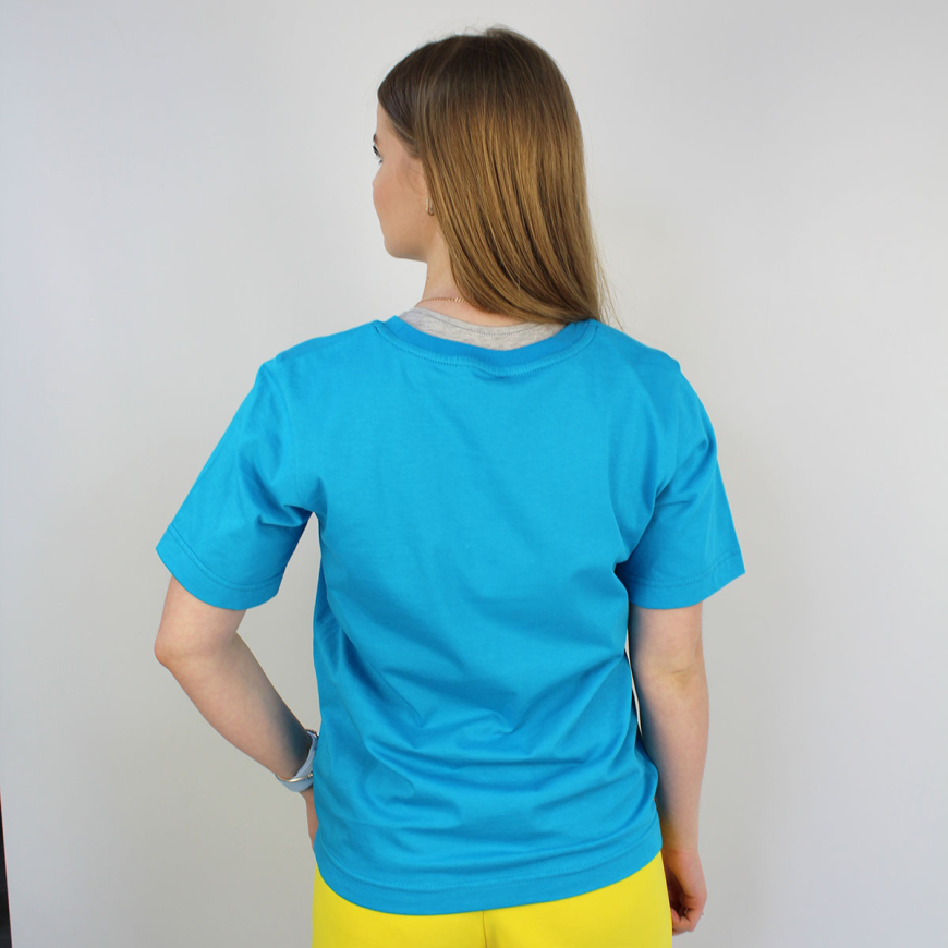 Футболка жіноча 24221С трикотаж  - Зображення №3