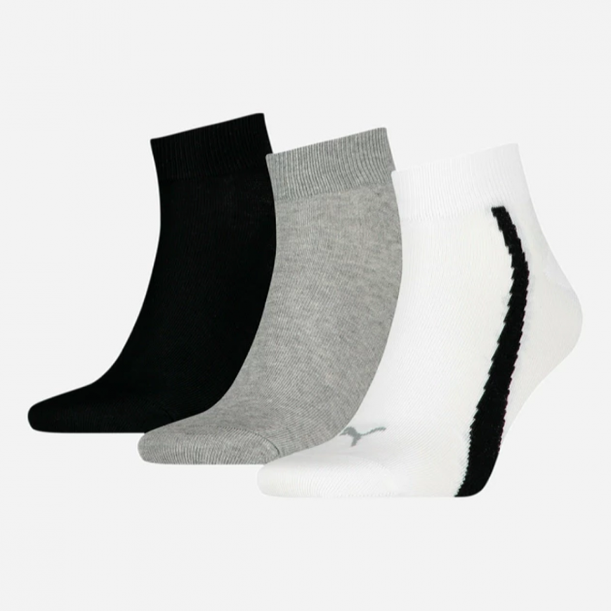 Шкарпетки Puma Unisex Lifestyle Quarter Socks 3 пари 90795202 - Зображення