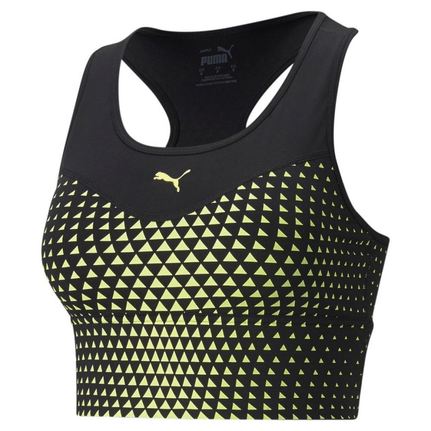 Топ жіночий PUMA MID GRAPHIC LONG LINE WOMEN'S TRAINING BRA 52030051 - Зображення