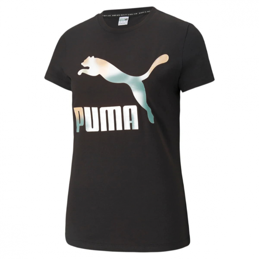 Футболка жіноча PUMA CLASSICS LOGO WOMEN'S TEE 53007771 - Зображення