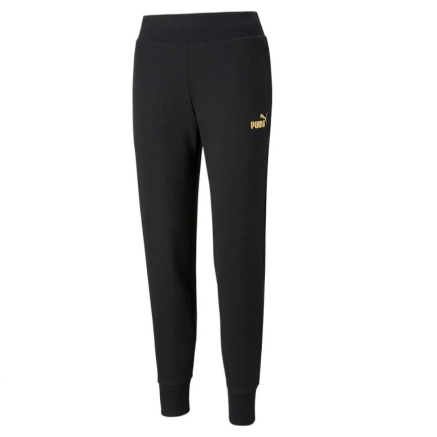 Штани жіночі PUMA ESSENTIALS+ METALLIC FLEECE WOMEN'S PANTS 84613901 - Зображення