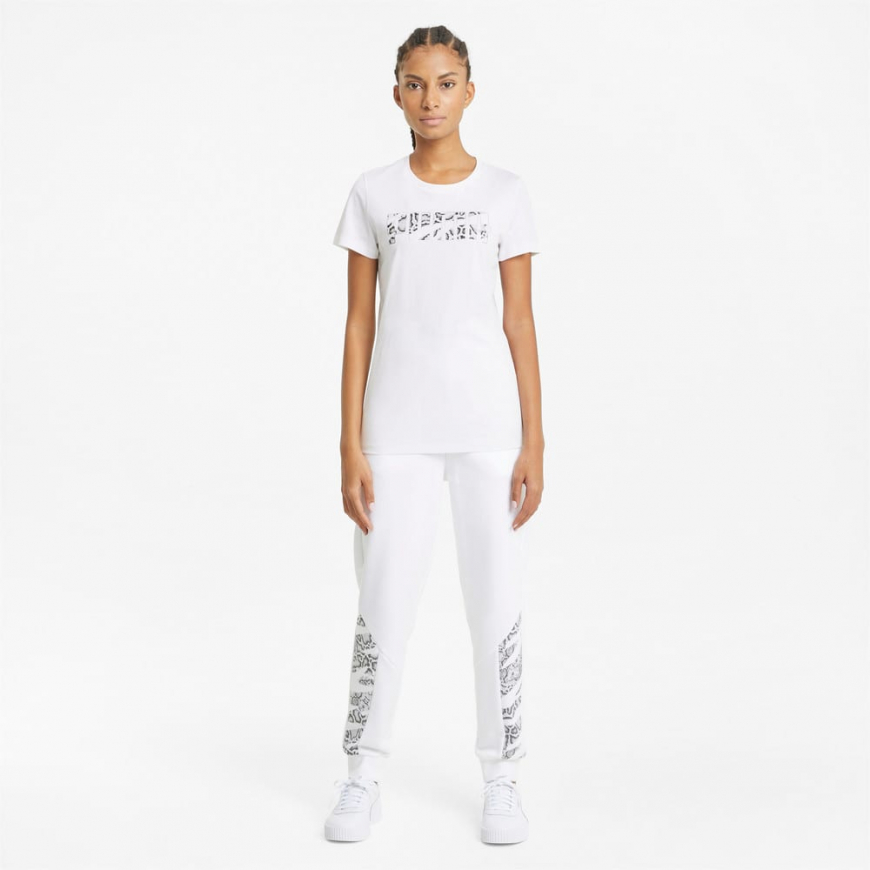 Футболка жіноча PUMA REBEL GRAPHIC WOMEN'S TEE 58573652 - Зображення №5