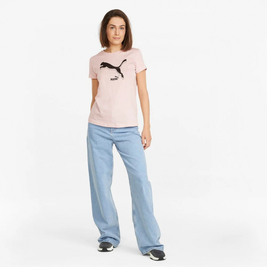 Футболка жіноча PUMA POWER LOGO WOMEN'S TEE 53191836 - Зображення №3