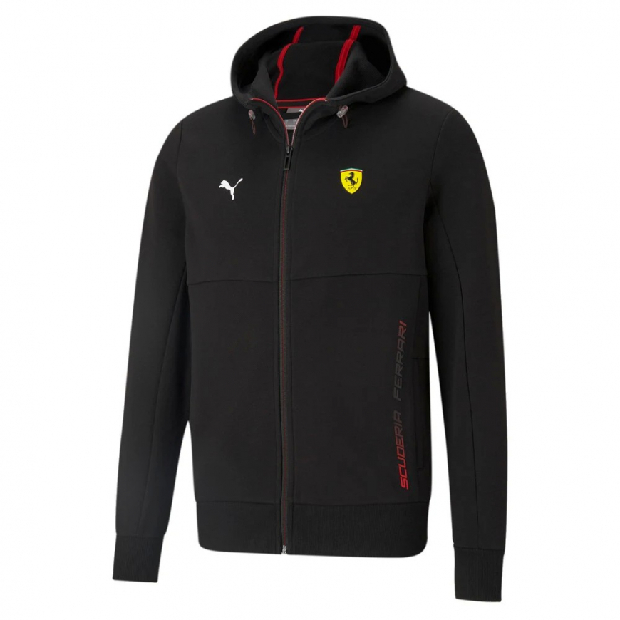 Джемпер чоловічий PUMA SCUDERIA FERRARI RACE HOODED MEN'S SWEAT JACKET 59983801 - Зображення