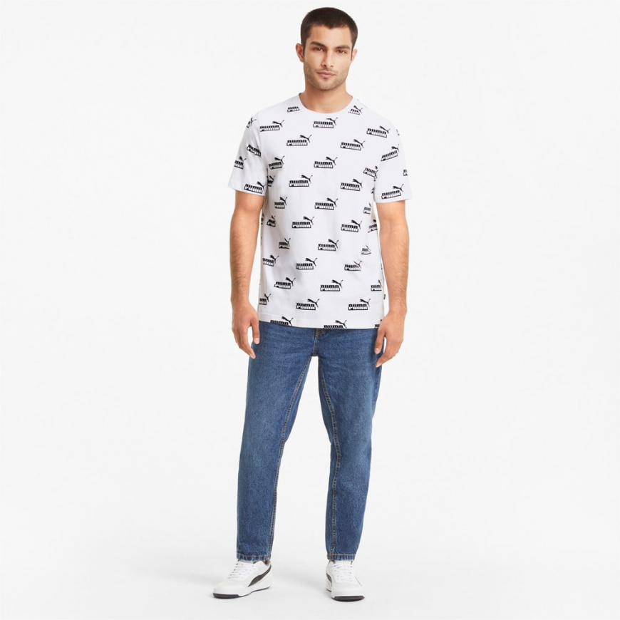 Футболка чоловіча Puma AMPLIFIED PRINTED MEN'S TEE 58578902 - Зображення №3