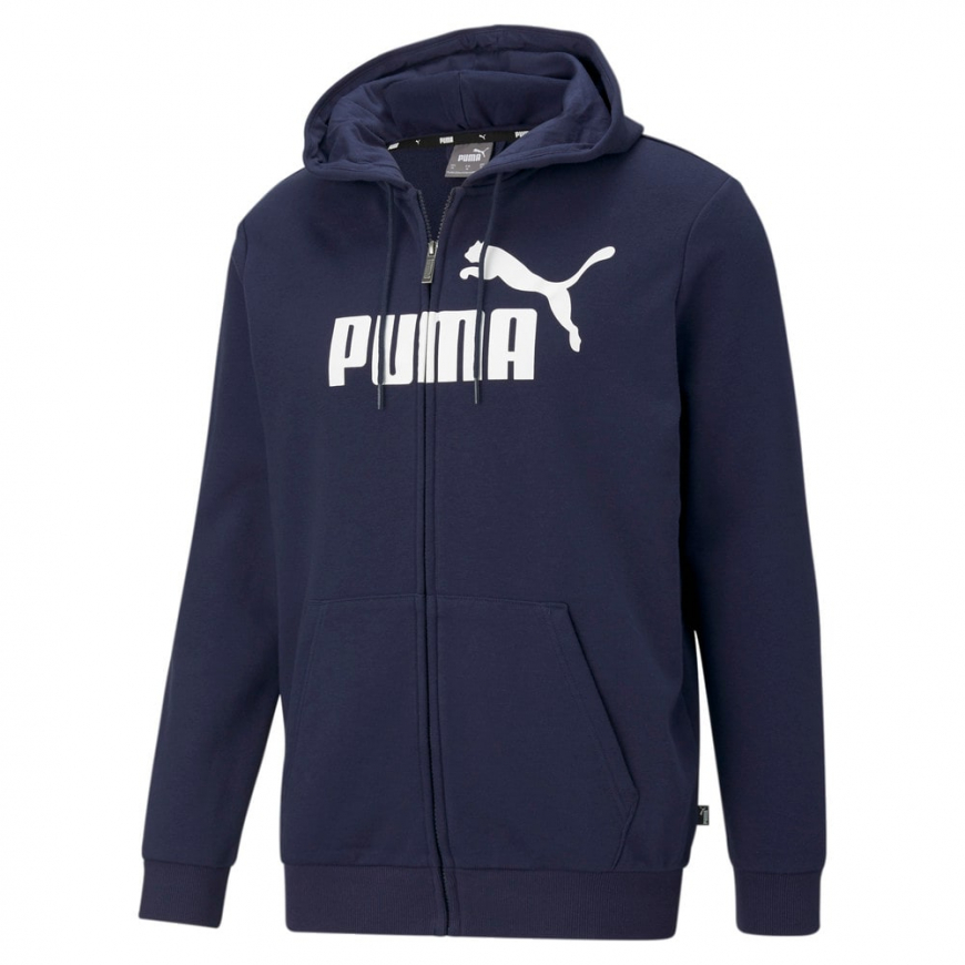 Джемпер Puma ESSENTIALS BIG LOGO FULL-ZIP MEN'S HOODIE 58670006 - Зображення