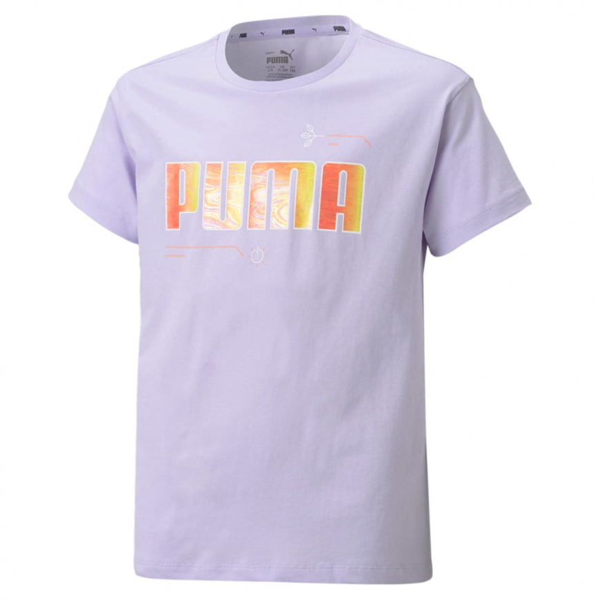 Футболка для дівчаток PUMA ALPHA YOUTH TEE 58617016 - Зображення