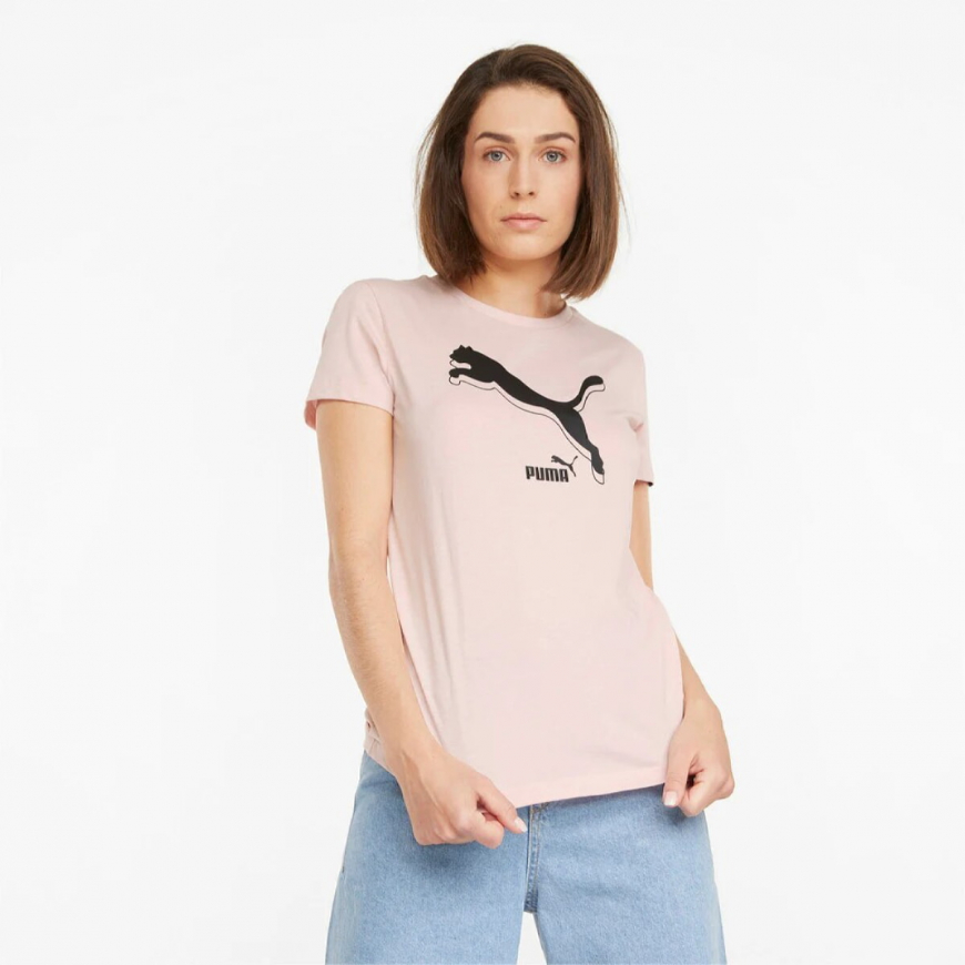 Футболка жіноча PUMA POWER LOGO WOMEN'S TEE 53191836 - Зображення №4