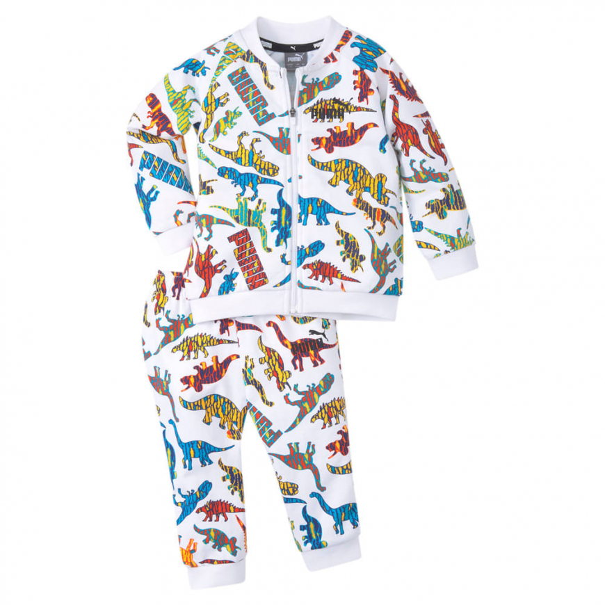 Костюм дитячий PUMA MINICATS DINOSAUR BABIES' JOGGER SET 58662302 - Зображення