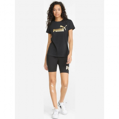 Футболка жіноча Puma Ess+ Metallic Logo Tee 84830301