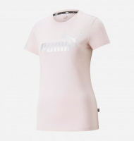 Футболка жіноча Puma Ess+ Metallic Logo Tee 84830382
