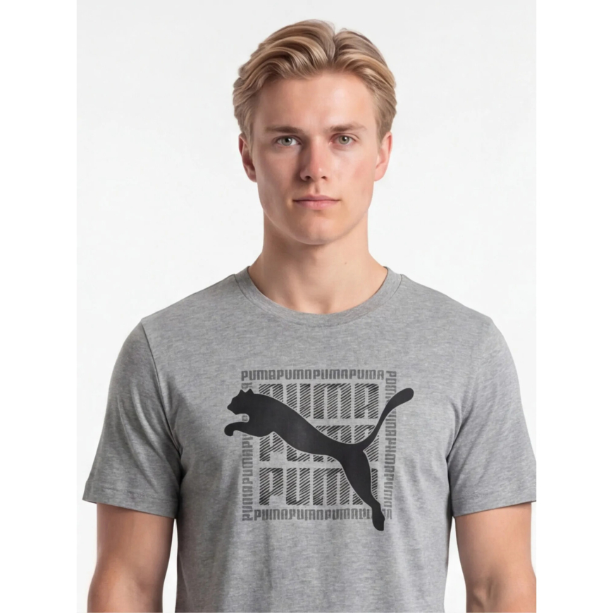 Футболка чоловіча PUMA GRAPHIC Wording Tee 69177503 - Зображення №4