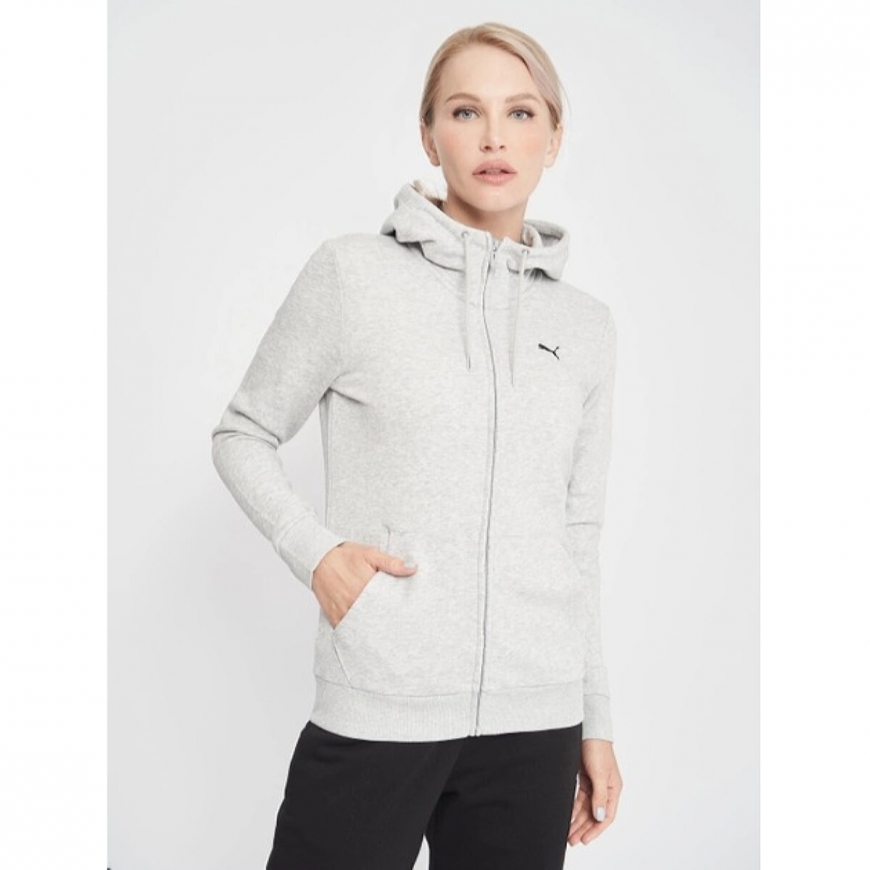 Худі жіноче Puma Ess Full-Zip Hoodie  58681354 - Зображення