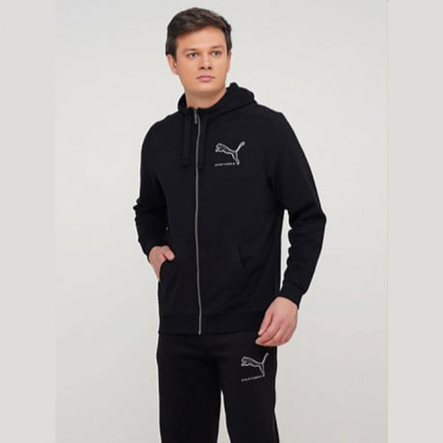 Джемпер чоловічий Puma Athletics Fz Hoodie 58576101 - Зображення