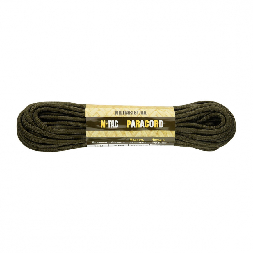 Паракорд 10290143 PowerCord 1000 OD M-TAC - Зображення