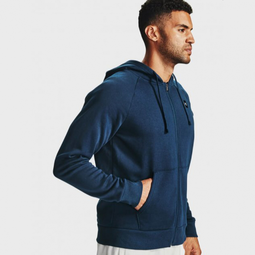 Джемпер чоловічий Under Armour UA Rival Fleece Fz Hoodie 1357111-408 - Зображення