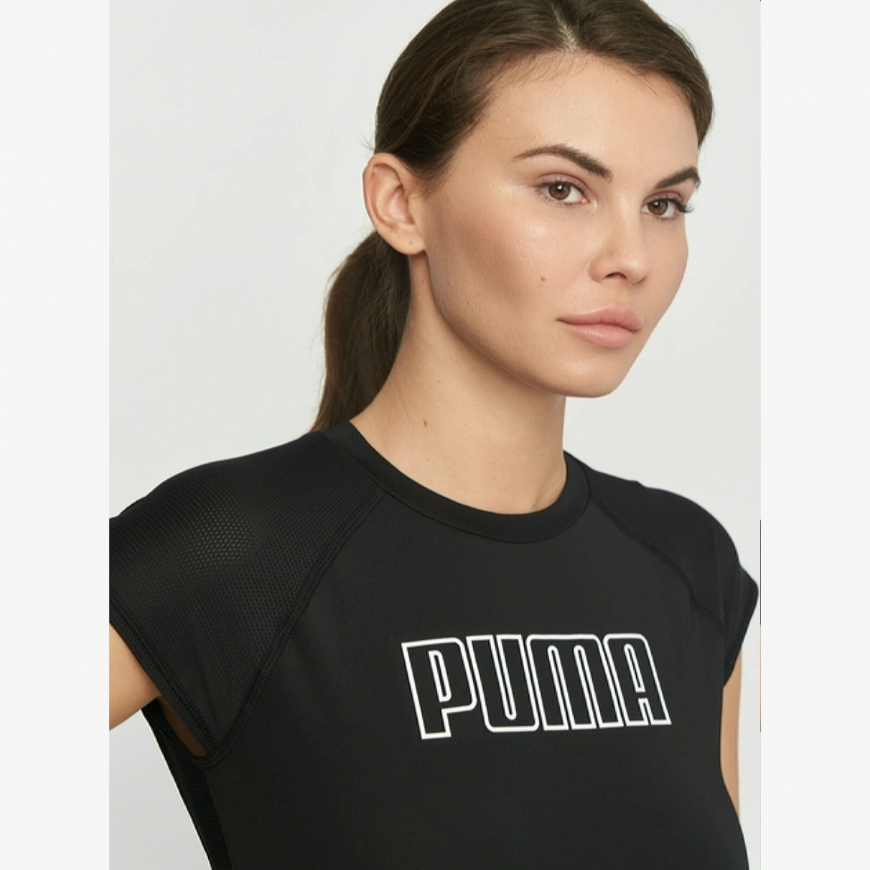 Футболка жіноча Puma Active Ess Tee Poly W 84715401 - Зображення №4