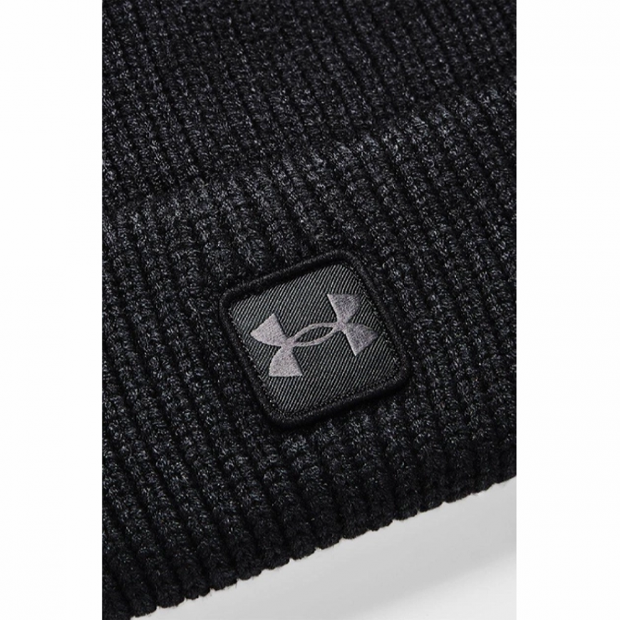 Шапка чоловіча Under Armour Halftime Ribbed 1379990-001 - Зображення №2